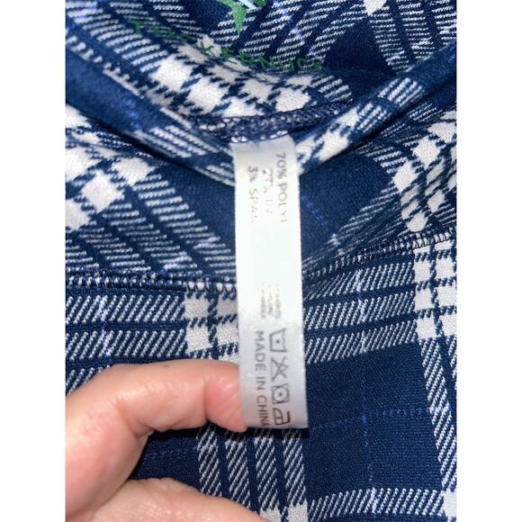 Tuckernuck Women's A-Line Plaid Skort Blue Knee Length Size S - Picture 5 of 8